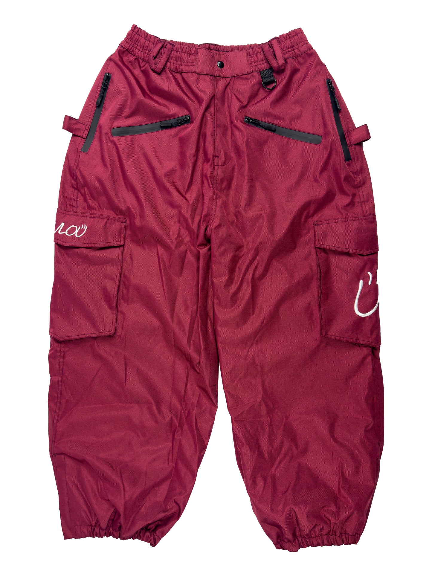 v-cargo snowpants burgundy