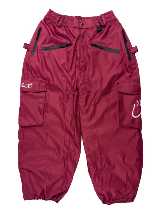 v-cargo snowpants burgundy