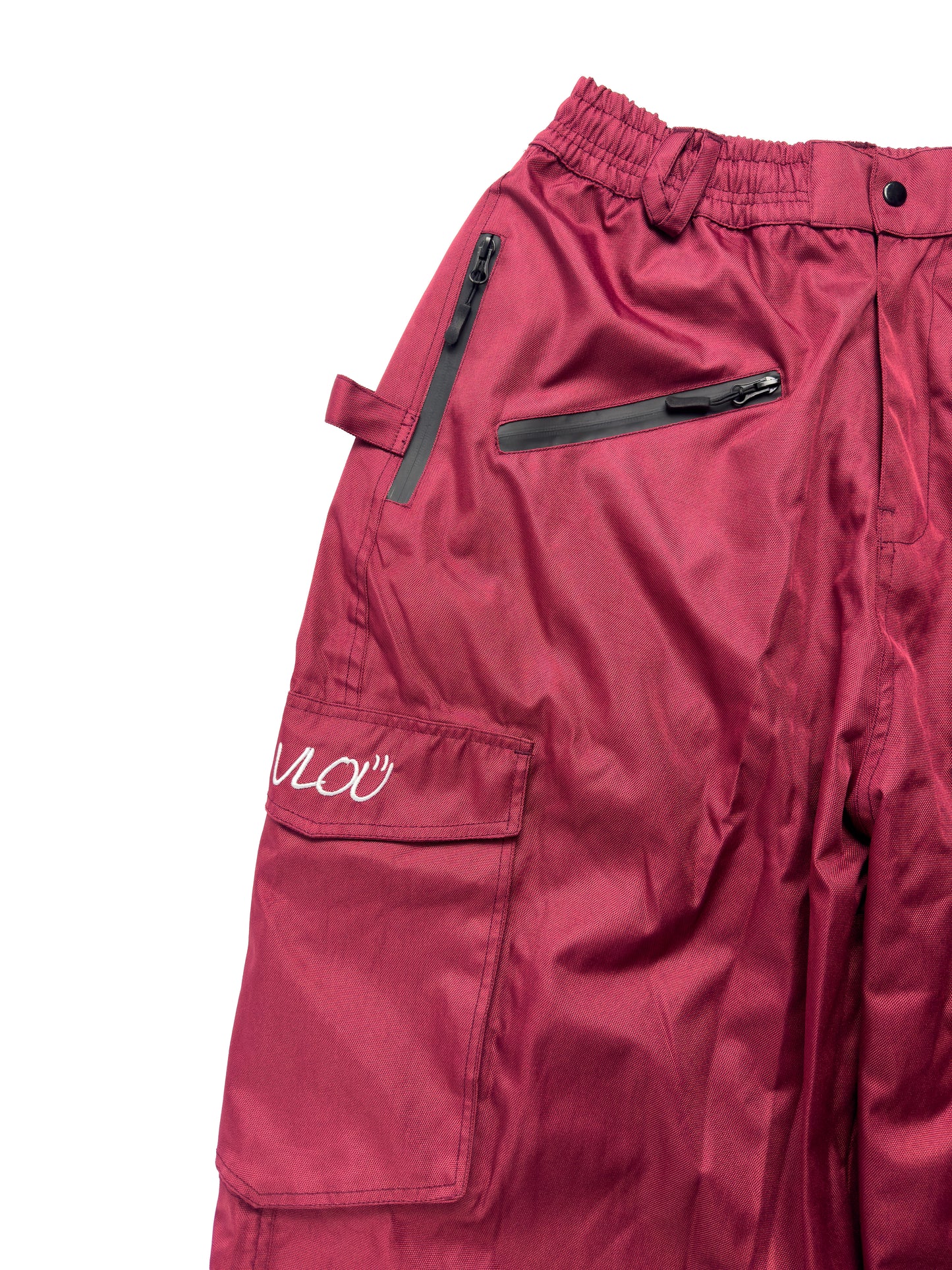 v-cargo snowpants burgundy