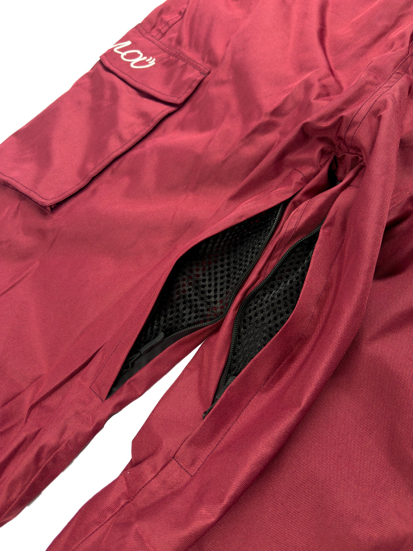 v-cargo snowpants burgundy