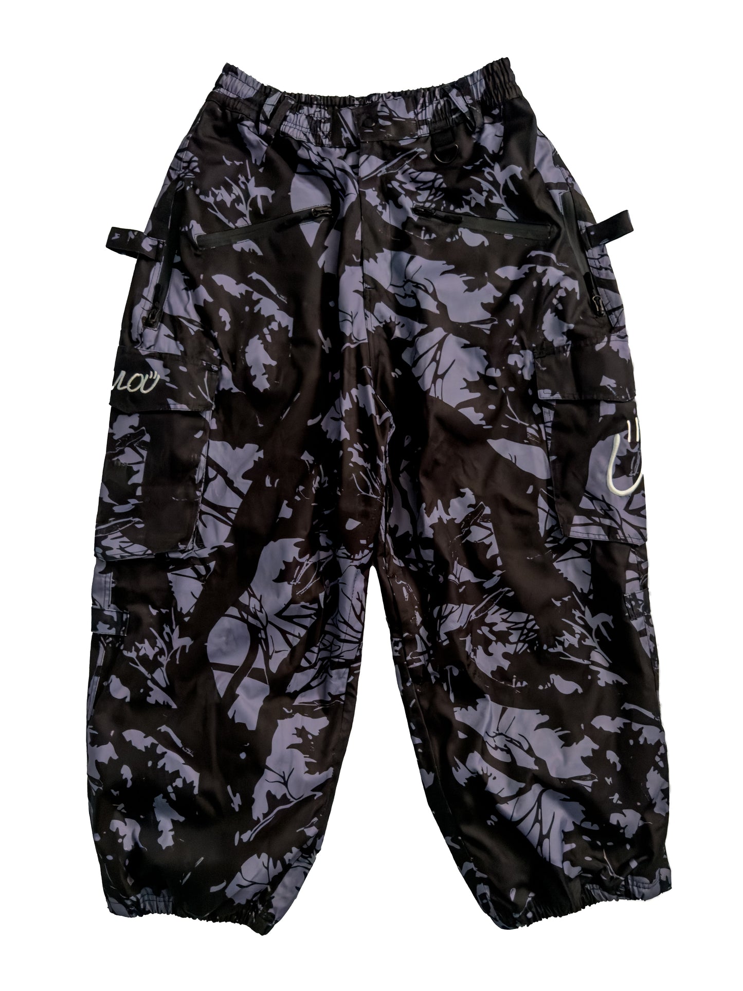 v-cargo snowpants black camo
