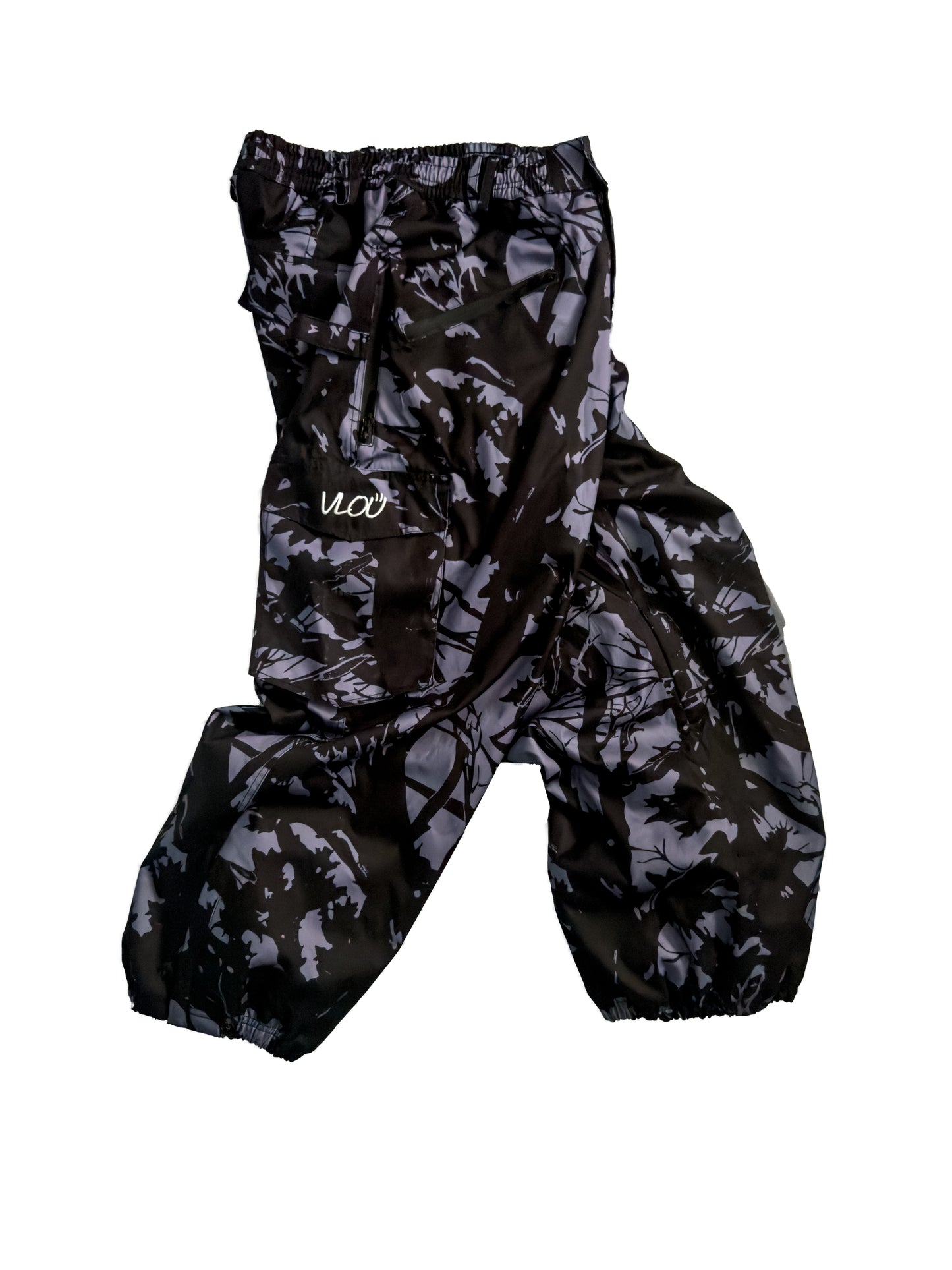 v-cargo snowpants black camo