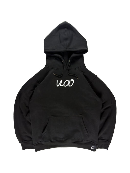 black hoodie