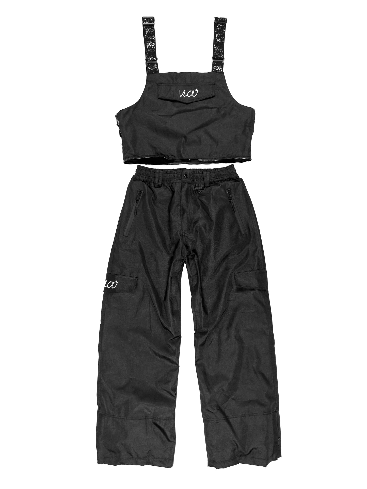 v-bib snowpants black
