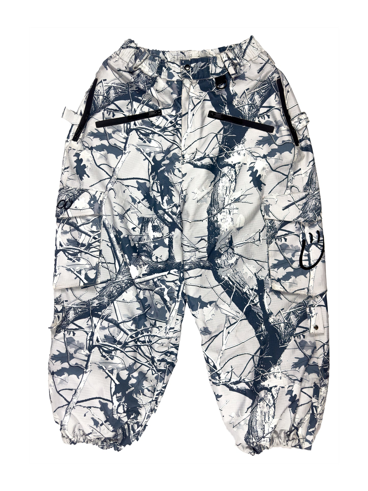 v-cargo snowpants white camo
