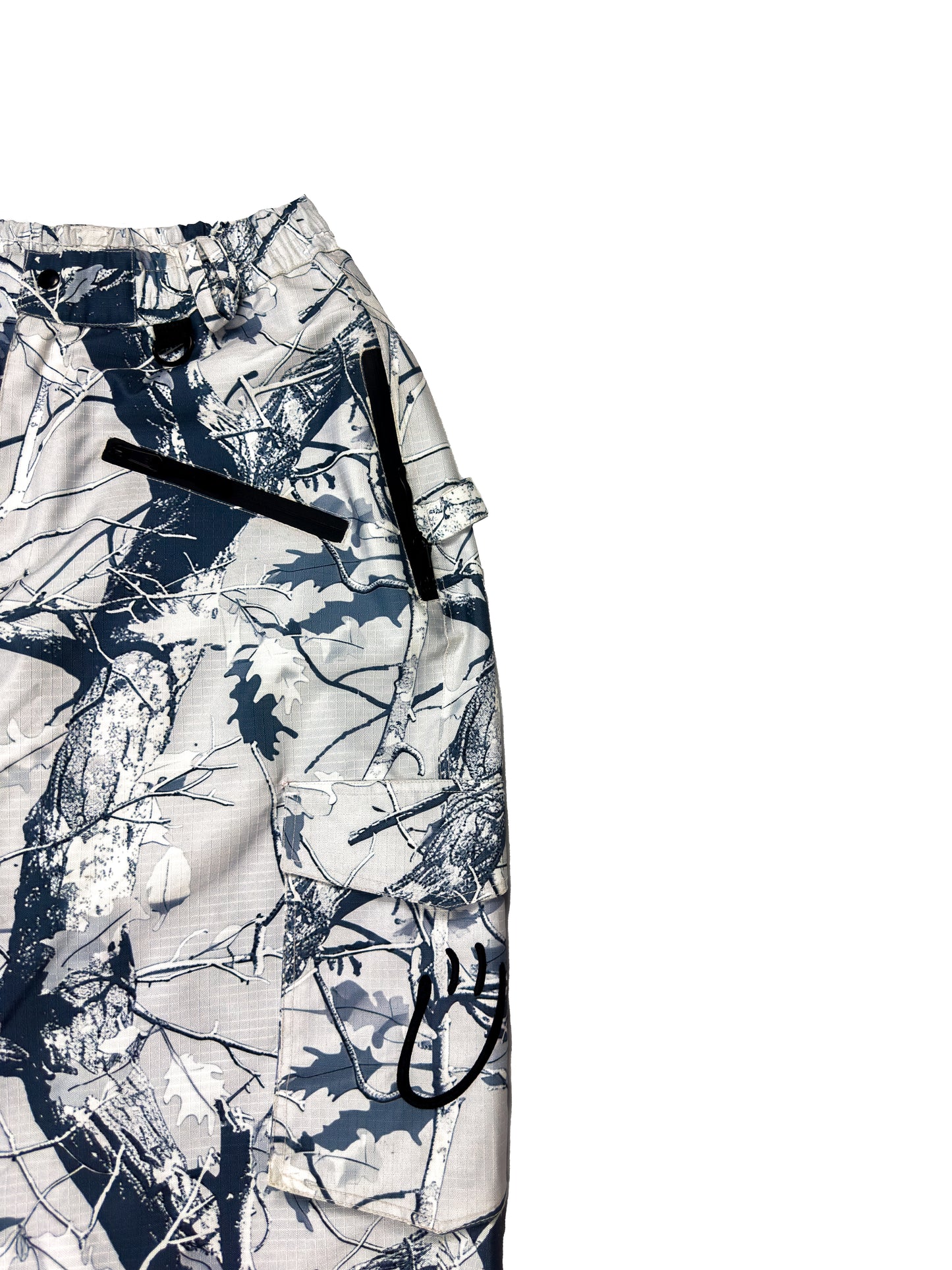 v-cargo snowpants white camo