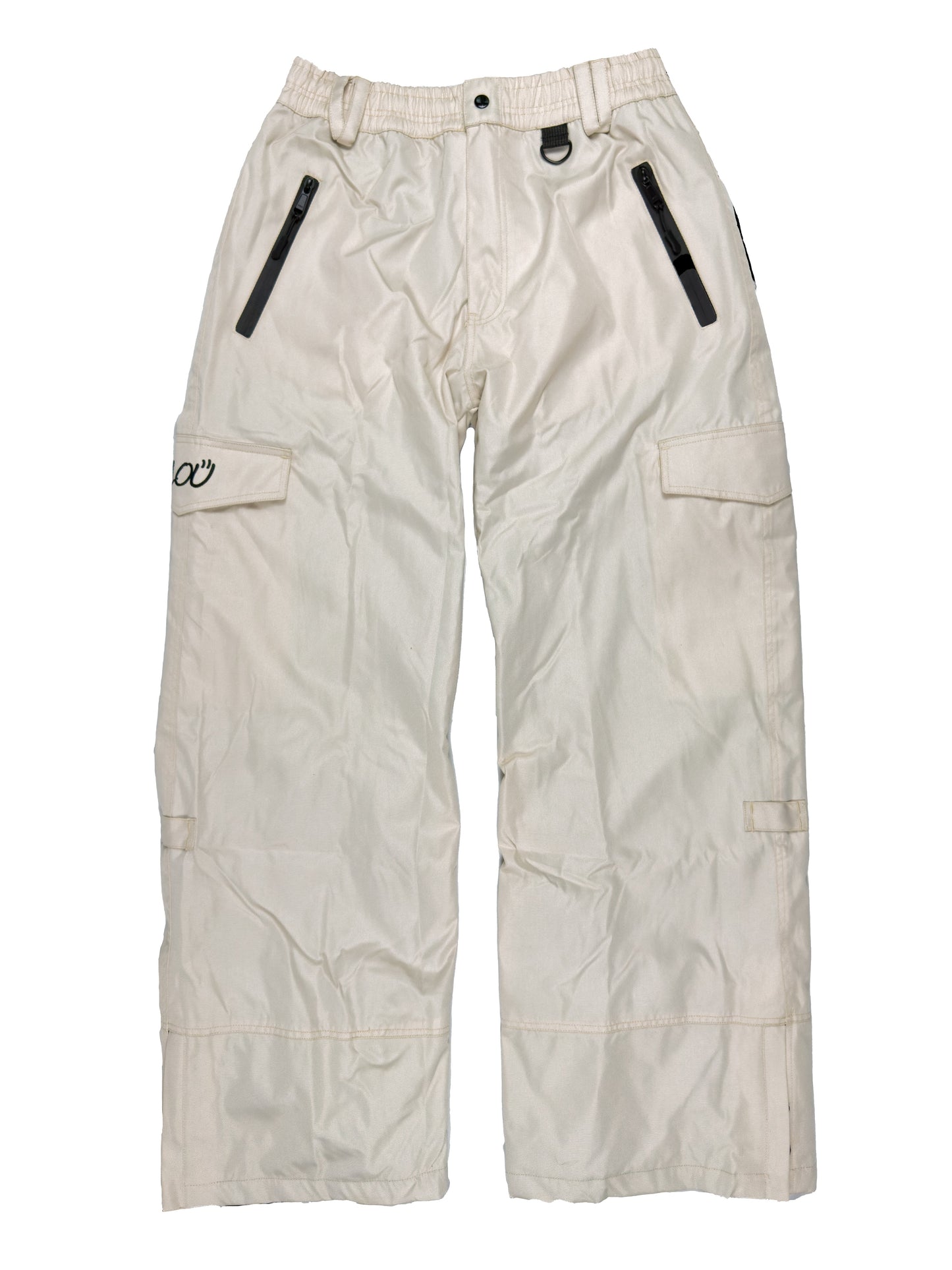 v-straight snowpants cream