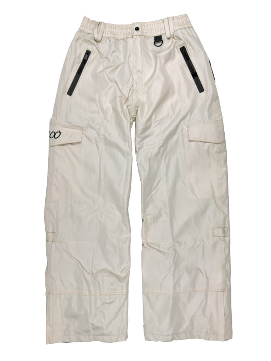 v-straight snowpants cream