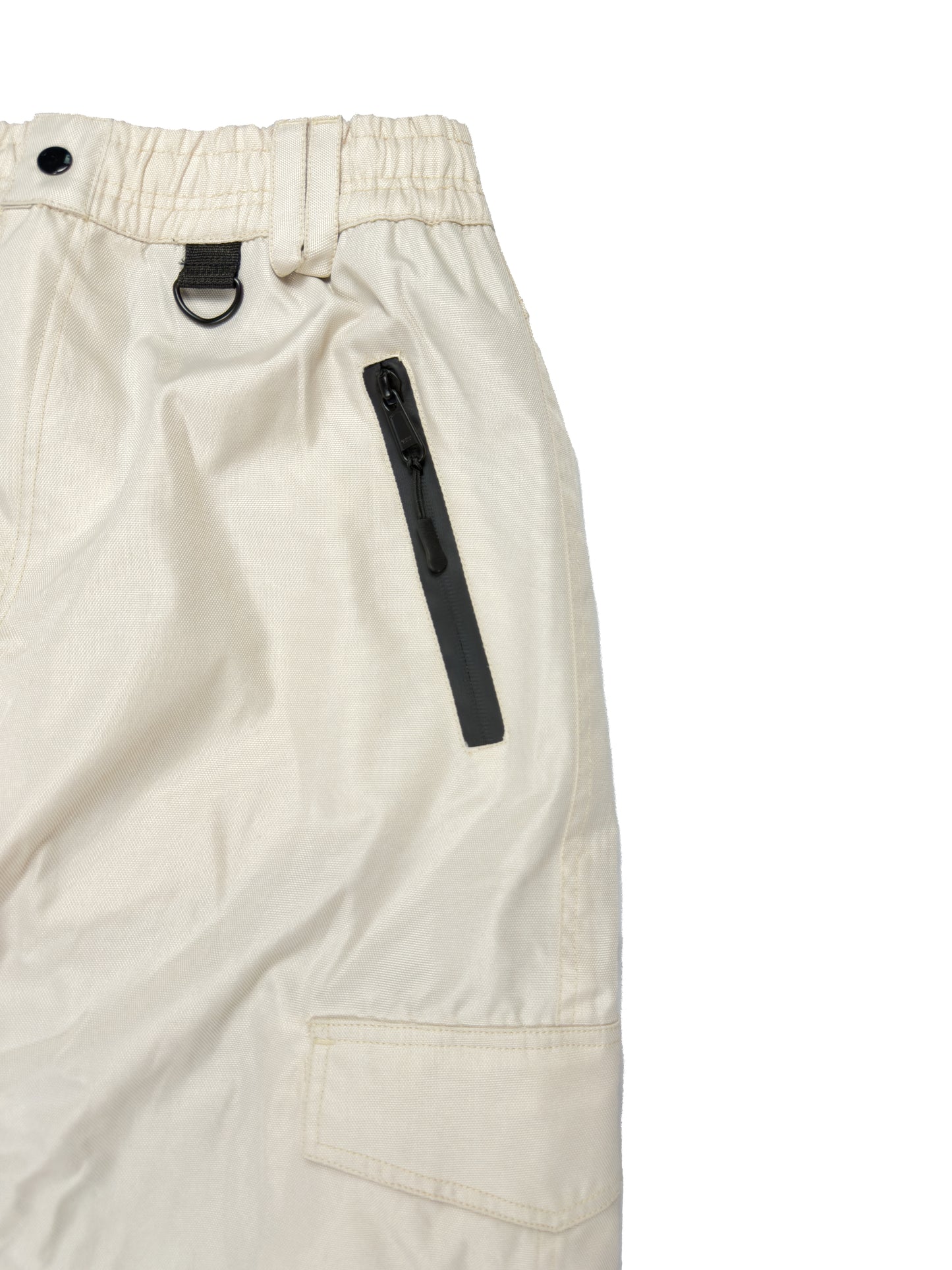 v-straight snowpants cream