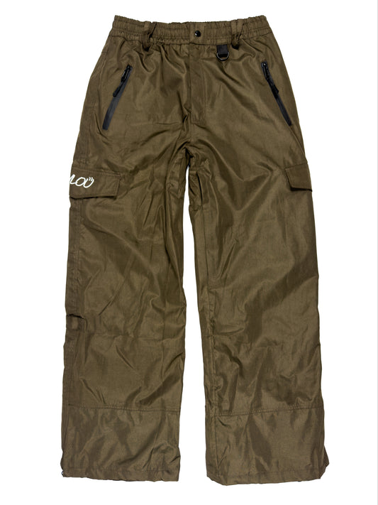 v-straight snowpants brown