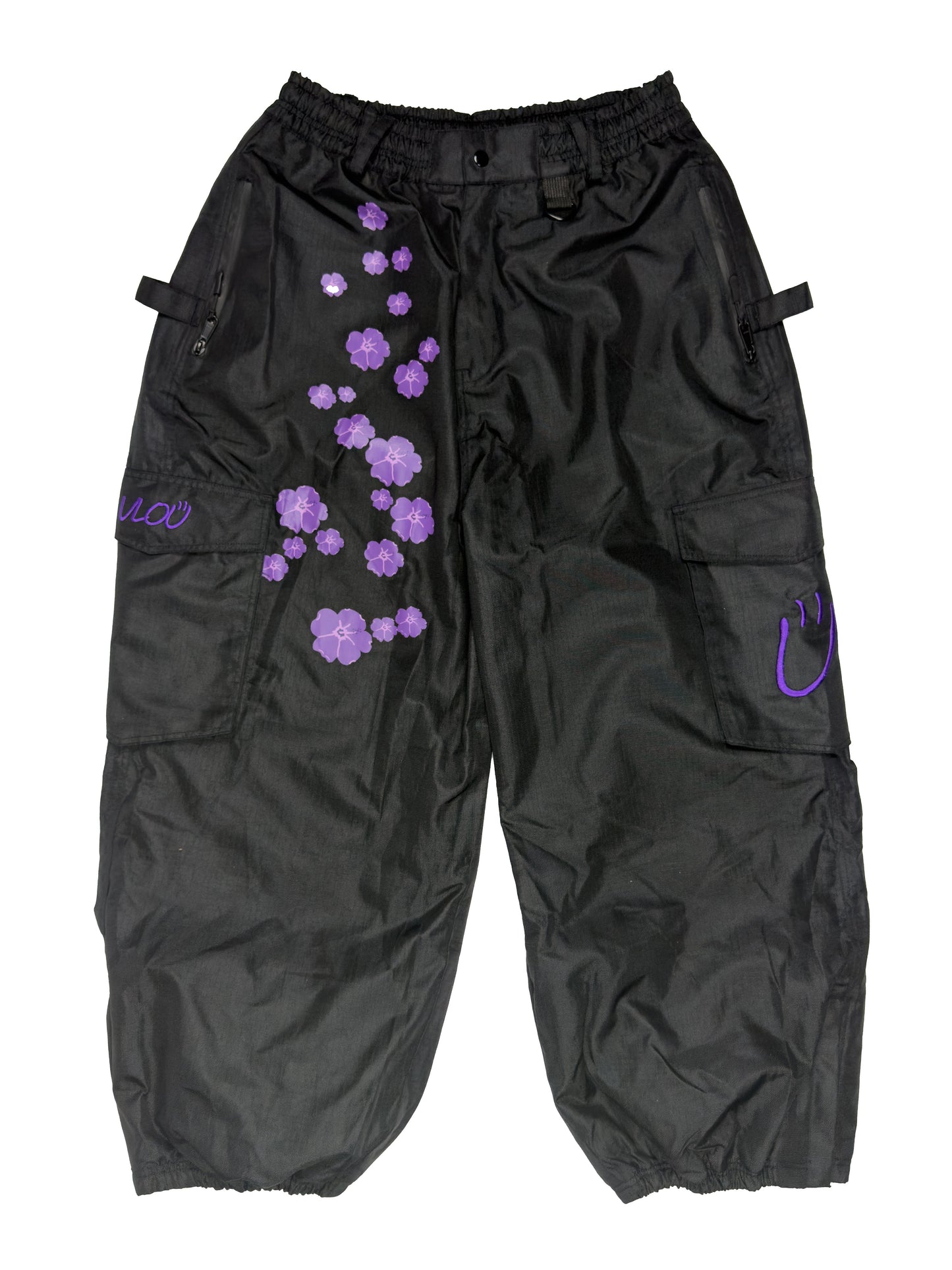 v-cargo snowpants purple hibiscus